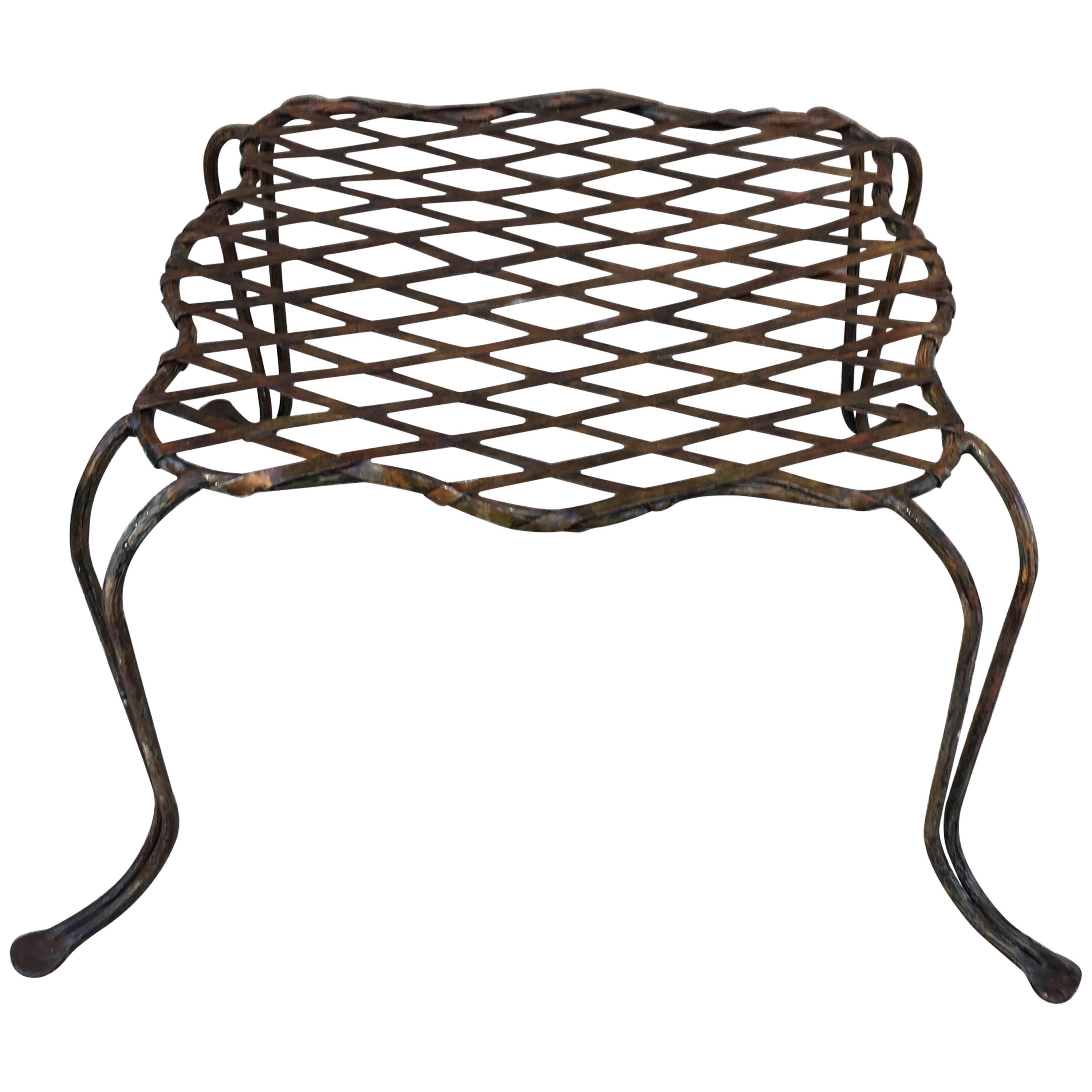 3000x3000 rose tarlow melrose house wrought iron twig ottoman table for sale