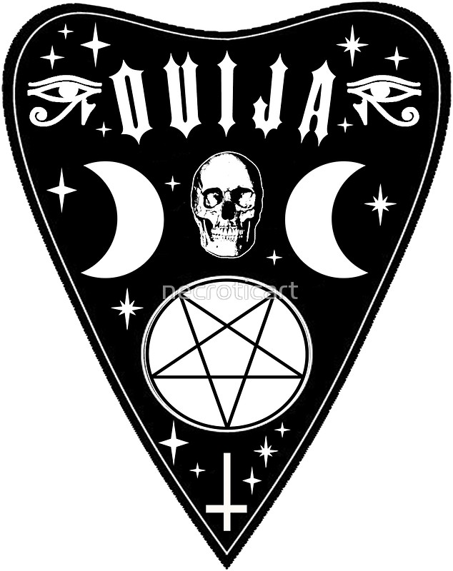634x800 Ouija Board Planchette Drawing
