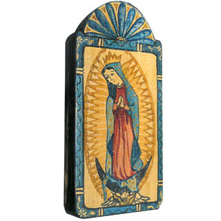 320x320 our lady of guadalupe retablo plaque patron saint of mexico americas