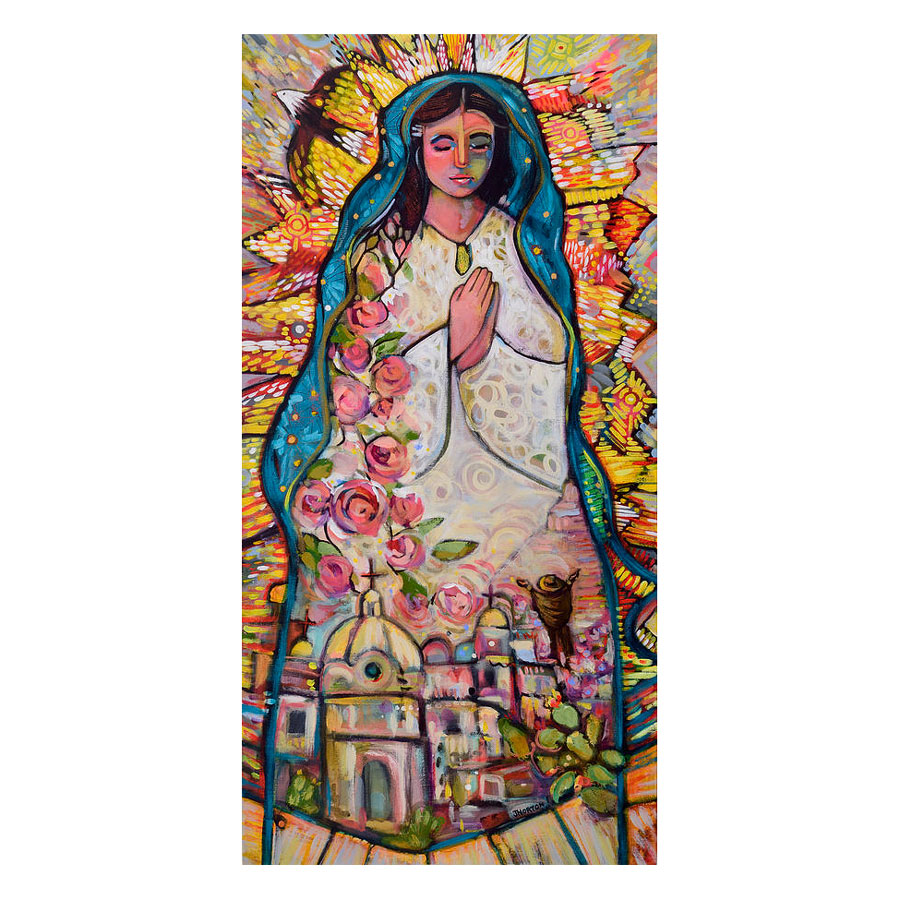 900x900 our lady of guadalupe wood art print