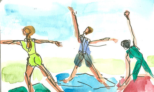 500x301 Outdoor Yoga=the Best Life Drawing Models