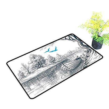 466x466 Gmnalahome Front Door Mat For Indoor Outdoor Entry Rug