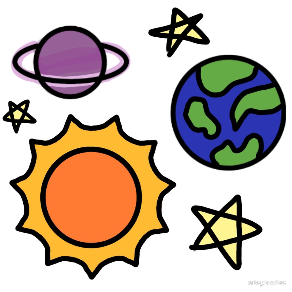 1000x1000 Outer Space Sticker Pack