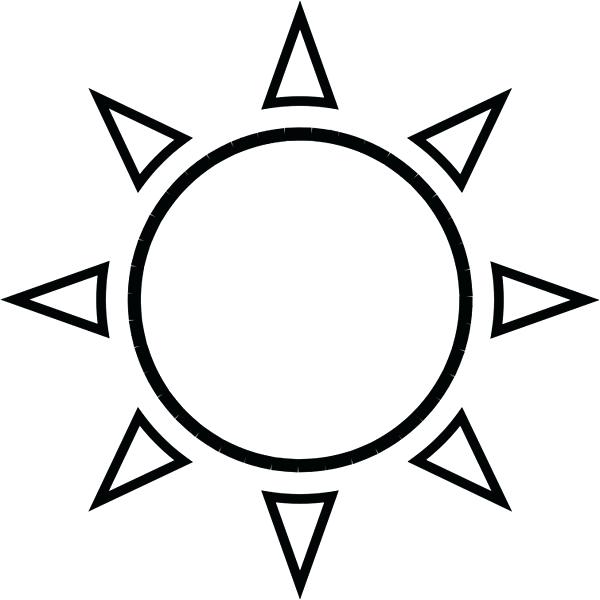 600x600 Drawing Of A Sun