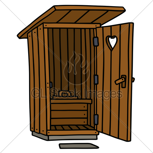 500x500 Old Wooden Latrine Gl Stock Images