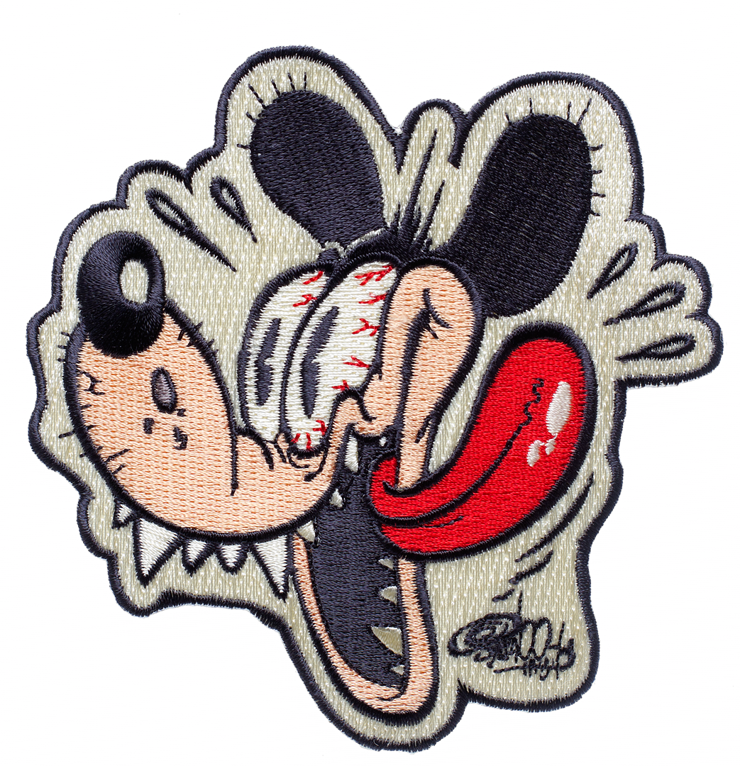 1043x1080 retro a go go outhouse rat patch