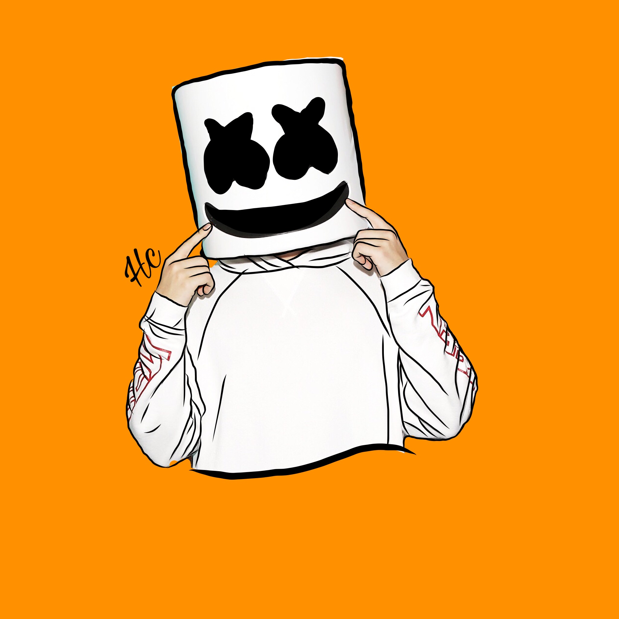 2048x2048 marshmellow marshmallow art draw drawing outline outlin