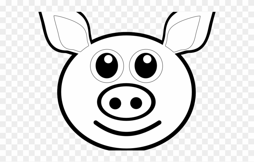 880x561 Pig Clipart Outline