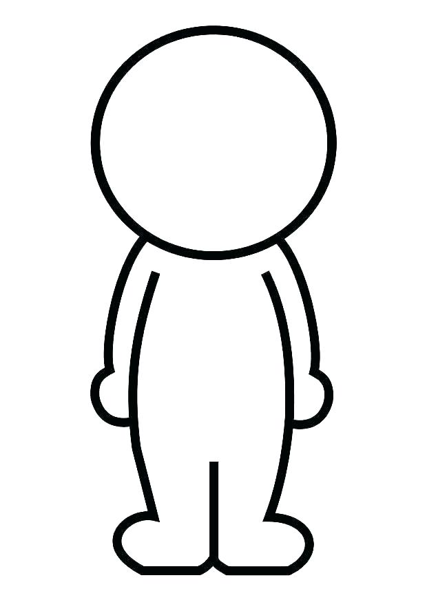 620x875 Body Outline Coloring