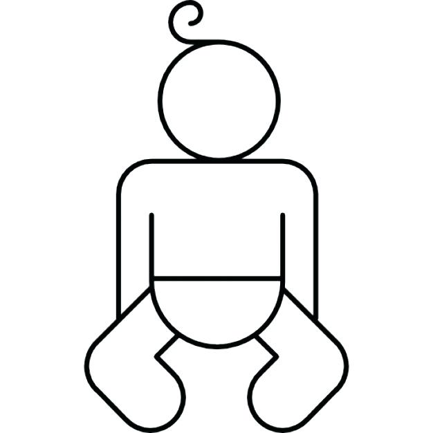 626x626 Baby Body Outline Icons Free Download Baby Body Outline Free Icon