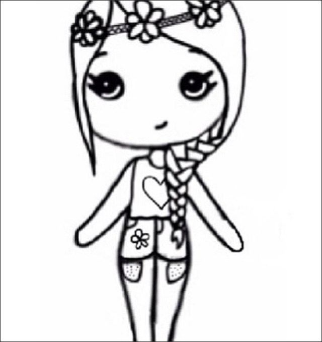 640x679 Best Girl Drawing Tumblr And Outline Black Friend White