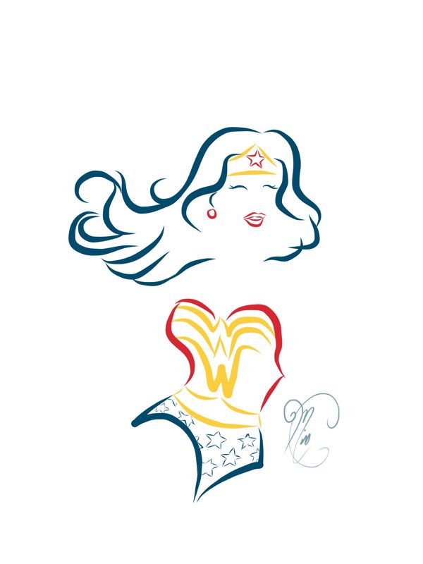 600x800 Super Woman Clipart Sketch Saving A Lady