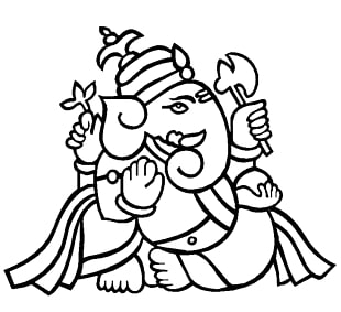 310x283 shiva ganesha drawing deity sketch, ganesha, ganesha buddha
