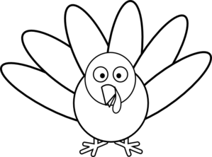 299x222 Turkey Clip Art Outline, Picture