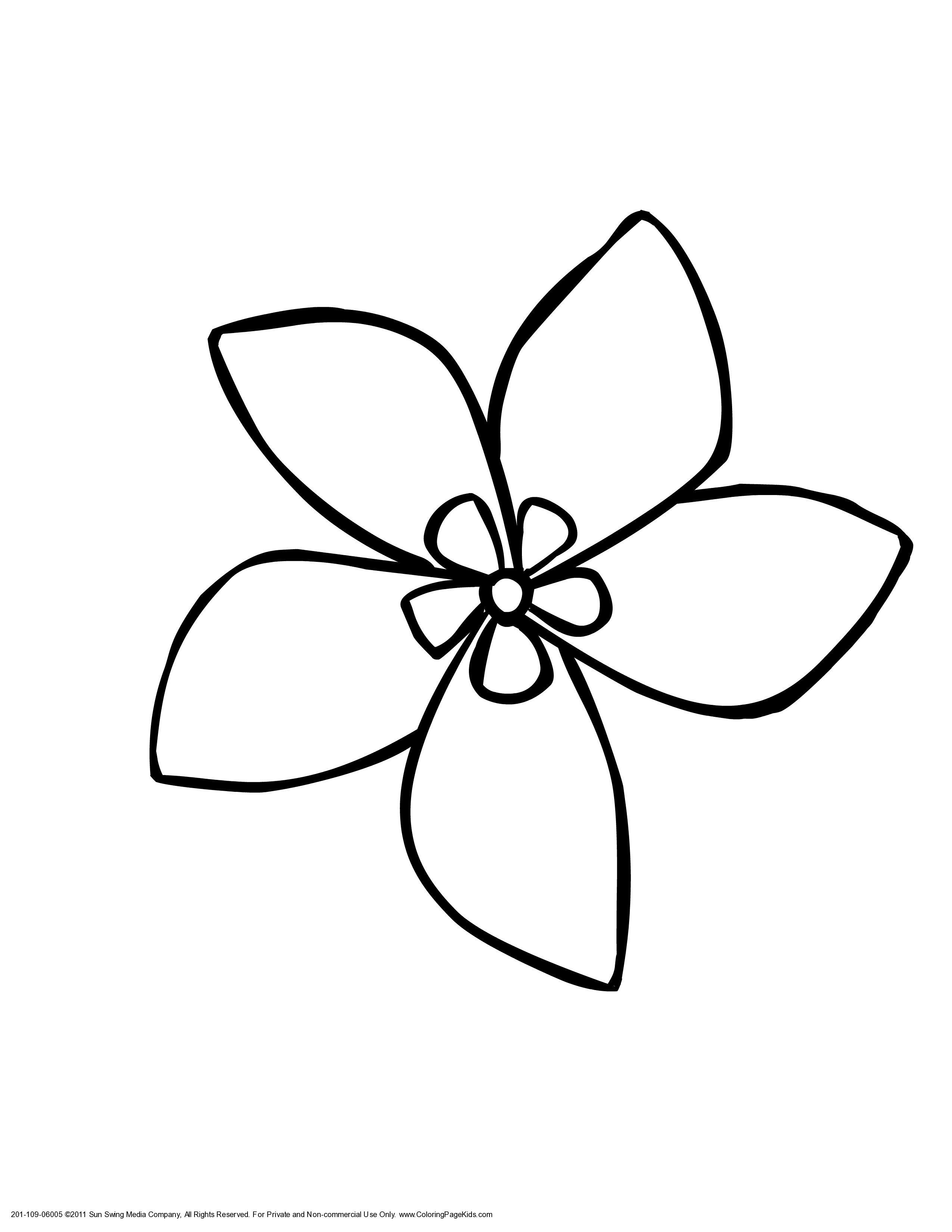 2550x3300 Best Cartoon Flower Coloring Pages In Online With Onli
