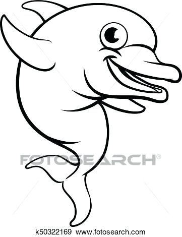 361x470 Dolphin Outline Drawing Playful Dolphin Drawings Dolphin Outline