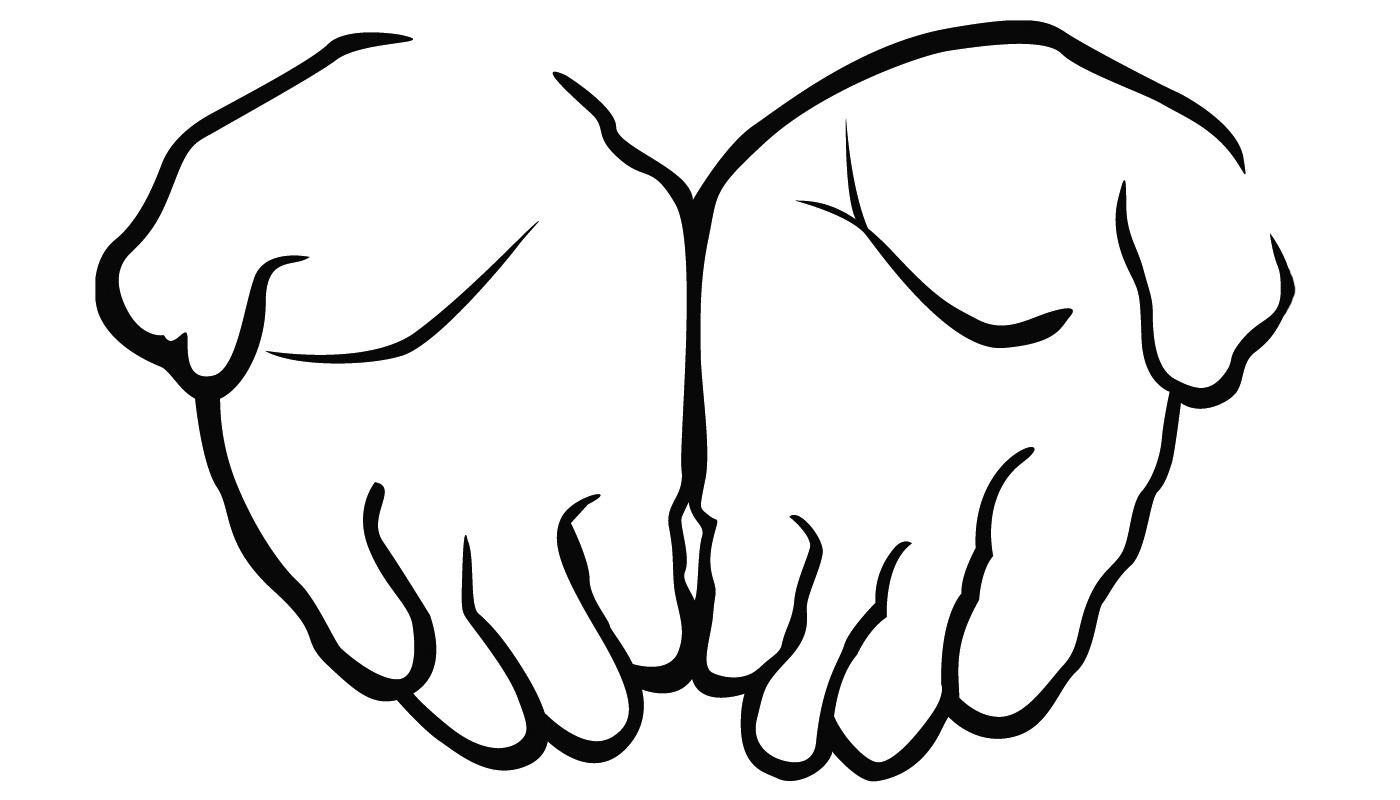 1400x800 Collection Of Free Drawing Hands Outstretched Hand Download On Ui Ex