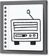 163x186 Oven Doodle Drawing Framed Print