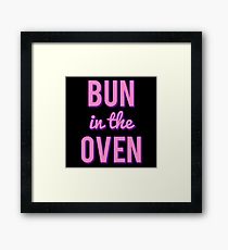 210x230 Bun In The Oven Drawing Framed Prints Redbubble