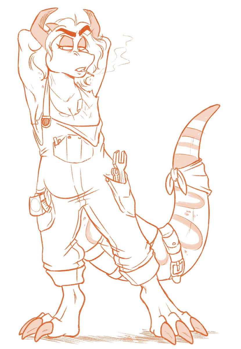 830x1200 Rowdy Toriel On Twitter Overalls