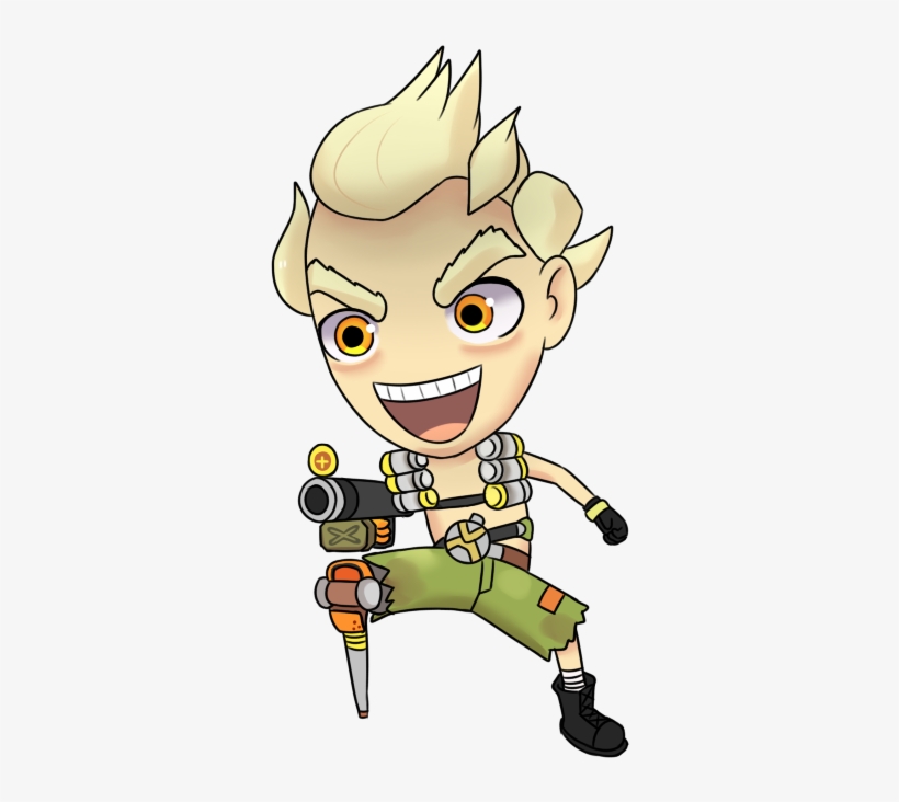 820x732 Fan Art Chibi Junkrat Overwatch Welcome