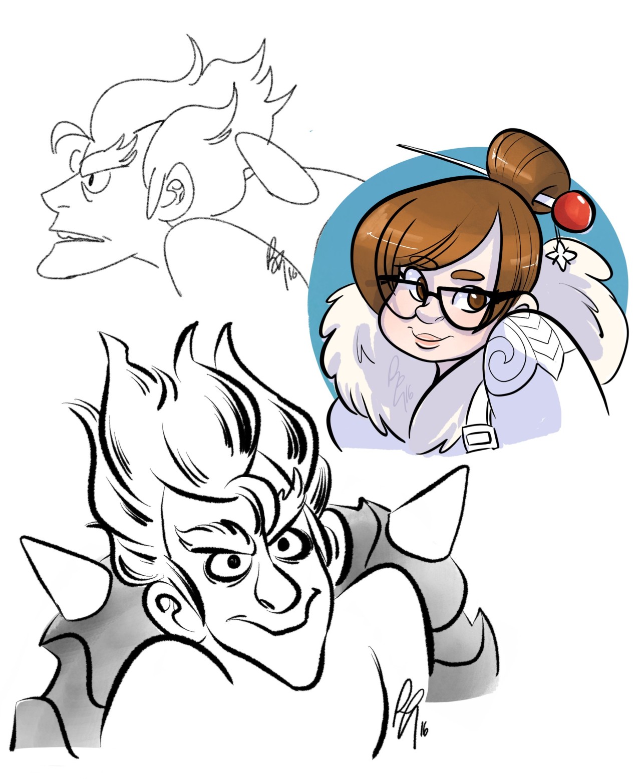 1280x1556 Robyn's Art Blog Some Overwatch Drawings For Practice Junkrats