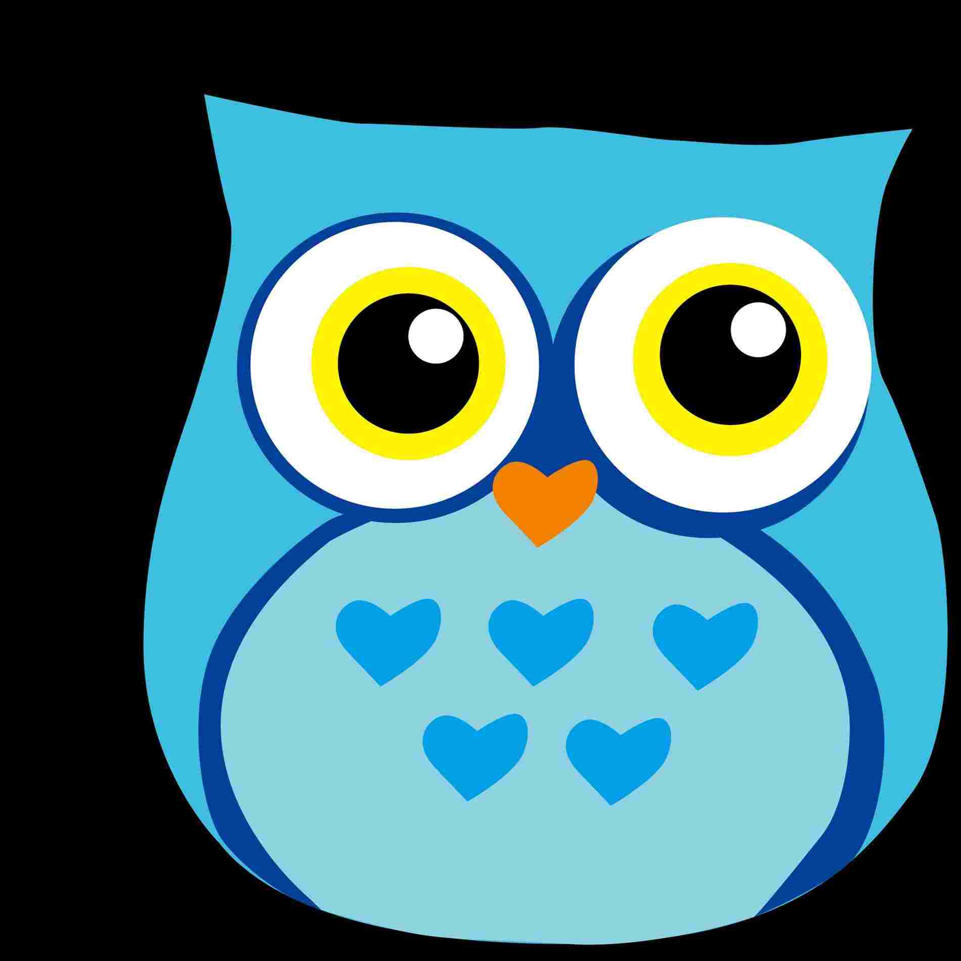 1900x1900 Cute Owl Cartoon Drawing