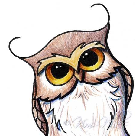 450x450 How To Draw Cartoon Owls