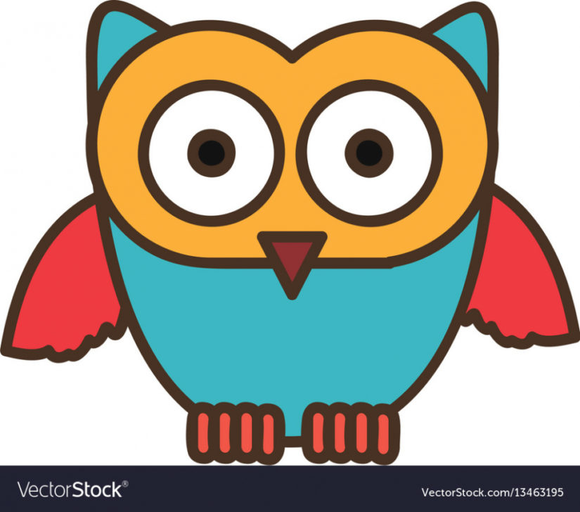Owl Color Drawing Free download on ClipArtMag