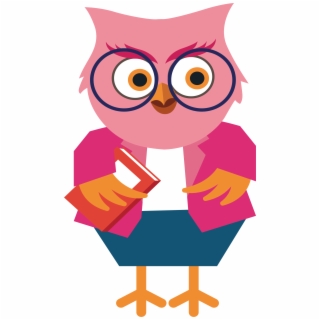 320x320 Hd Owl Drawing Pink Square Owl Clipart Png