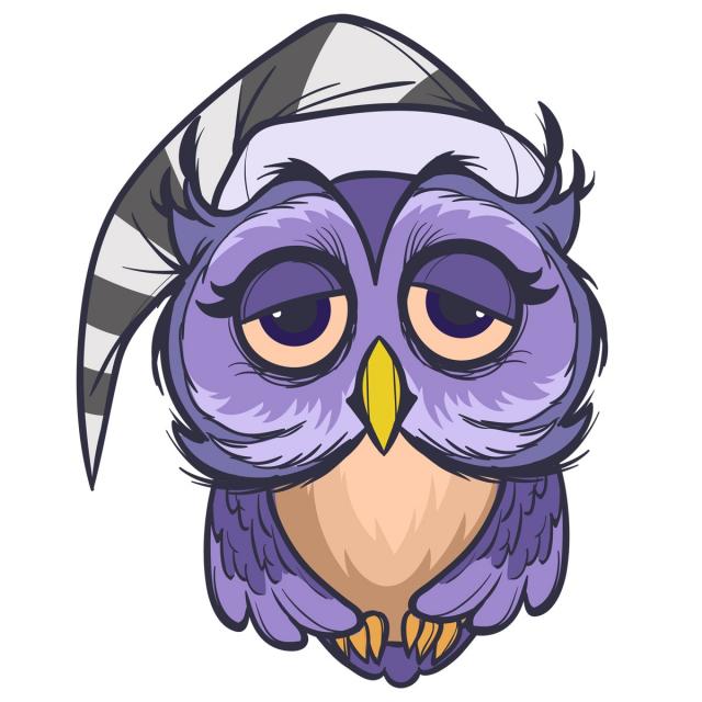 640x640 Cute Sleeping Owl, Cute, Cute Owl, Cartoon Png Clipart Image