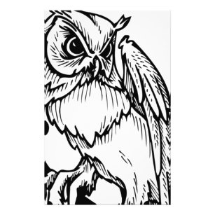 307x307 Owl Design Invitations Stationery Zazzle Ca