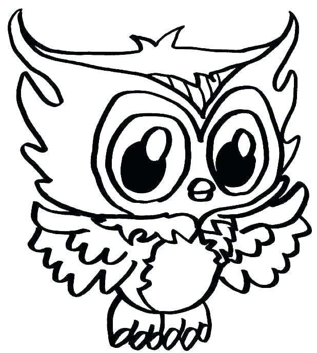 618x689 Coloring Pages Of Cute Owls Owl Printable C Klubfogyas