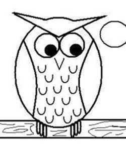 250x297 Owl Drawing Easy Simple Drawings For Kid Pictures To Draw