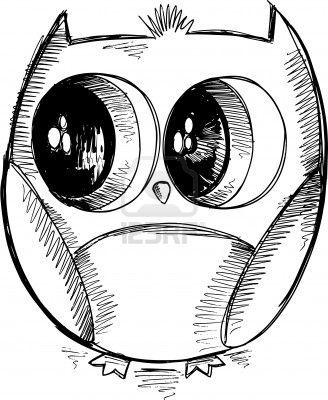 328x400 This Is So Cute! I Love Doodling Owls They Are Easy And Cute