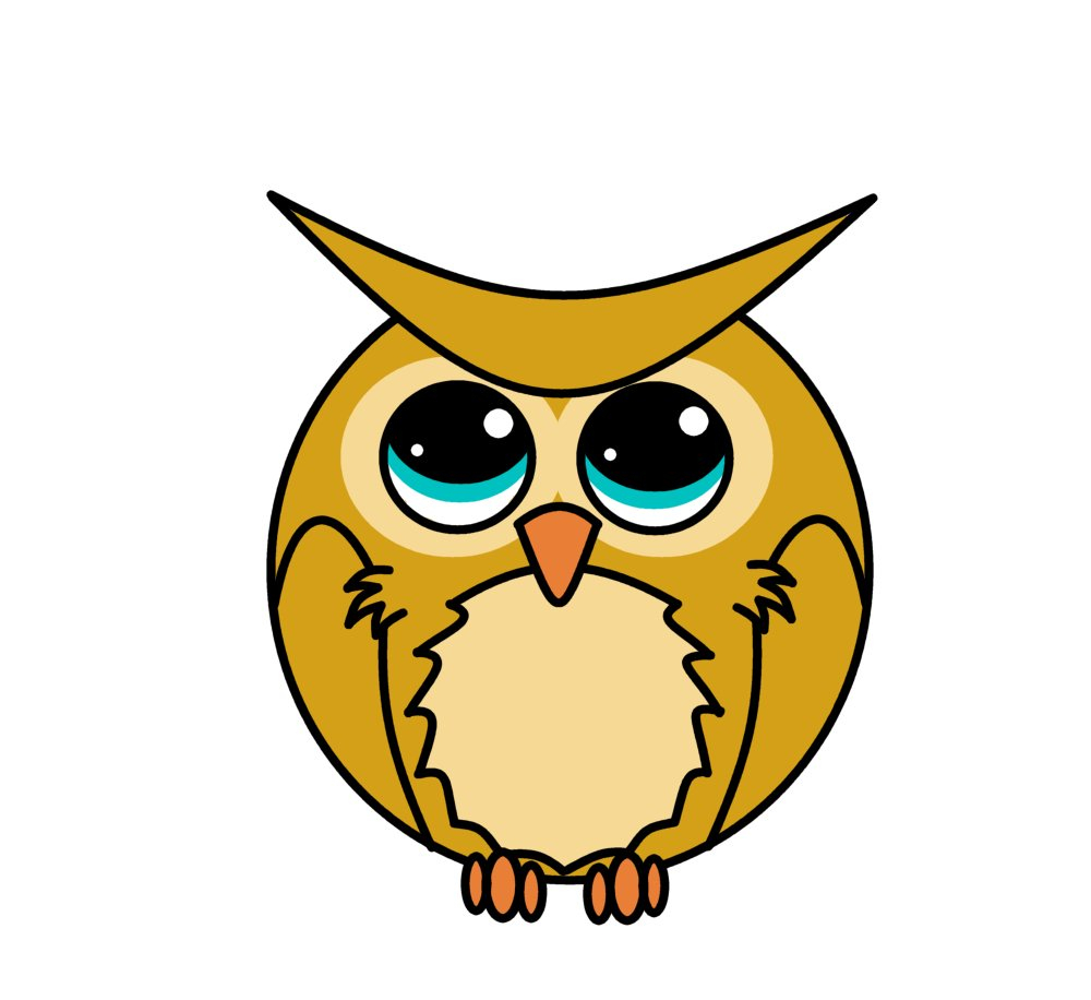 1000x916 Owl Drawing Cartoon Owl Drawing Cartoon Kids Coloring