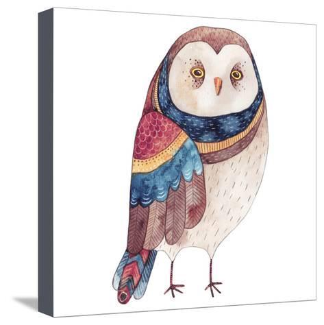 473x474 Watercolor Funny Kids Illustration With Owl Hand Drawn Animal
