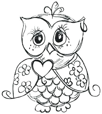 433x482 Owl Coloring Pages Free Printable Best Ideas On Pictures To Print