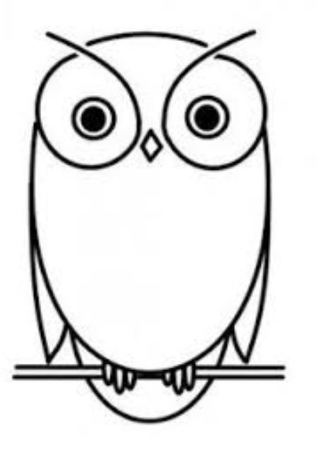 453x640 Drawings Simple Owl Tattoo