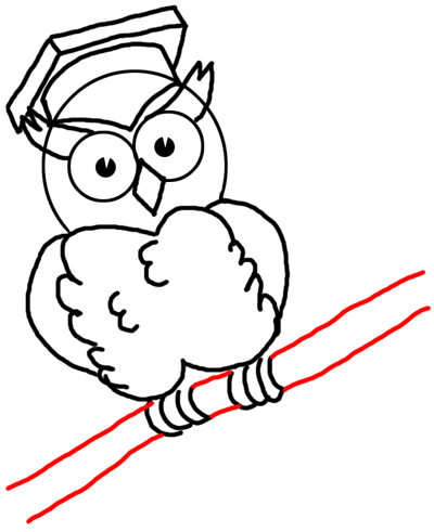 400x491 How To Draw Owls With Simple Steps To Cartooning A Comic Owl