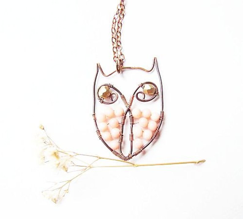 794x713 wire owl tutorial owl necklace jewelry tutorial wire etsy