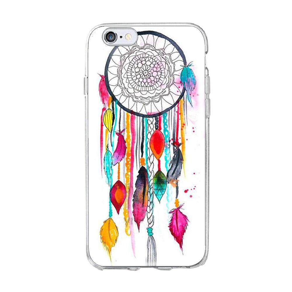 1000x1000 Dream Catcher Drawing Butterfly Feather Owl Phone Case For Huawei P