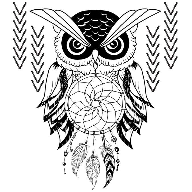 675x675 Boho Bohemian Feather Feathers Owl Dreamcatcher Freetoe