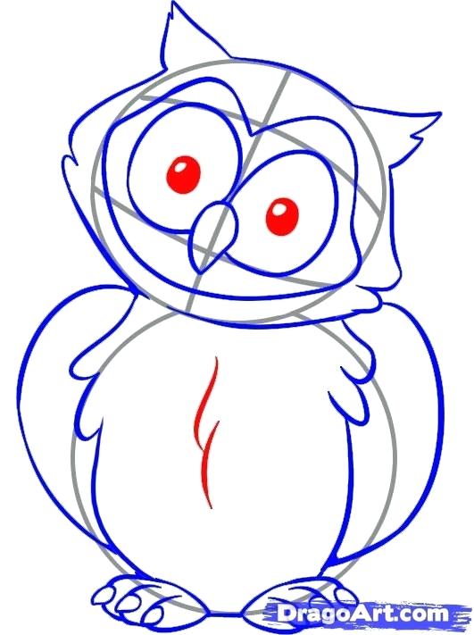 531x711 How Do You Draw A Owl Draw Owlette