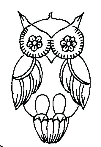 340x493 Owl Outline Drawing Outline Drawing Of Owl At Free For Personal