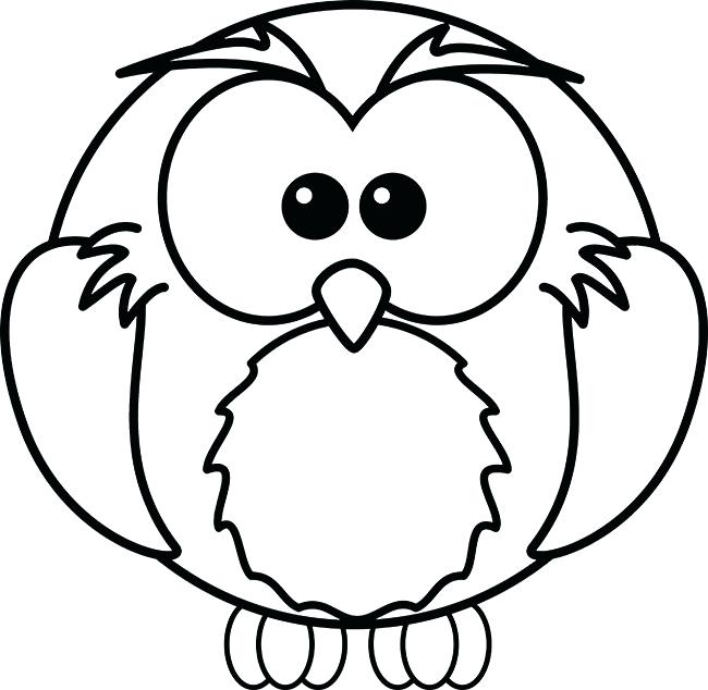 650x634 Owl Face Template