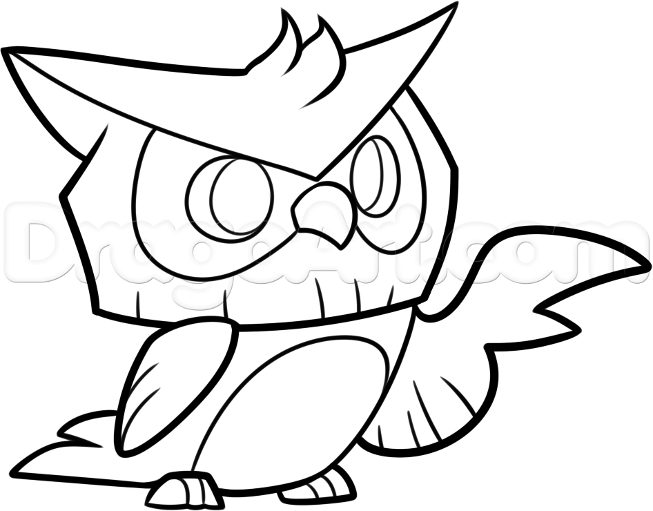 946x740 How To Draw An Animal Jam Owl, Step