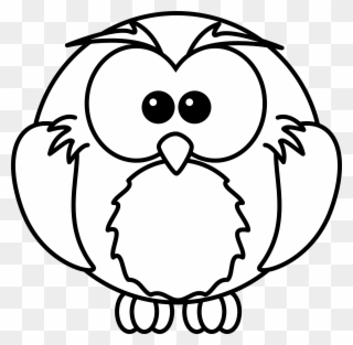 320x313 Owl Black And White Clipart, Transparent Owl Black And White Clip