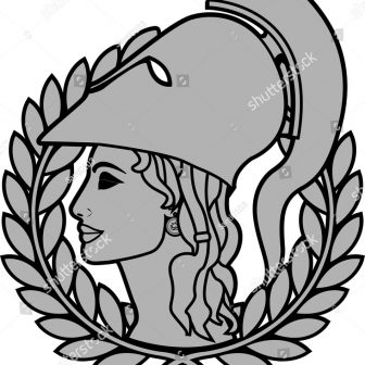 336x336 of athena line drawing owl greek goddess parthenos anime iydunetwork