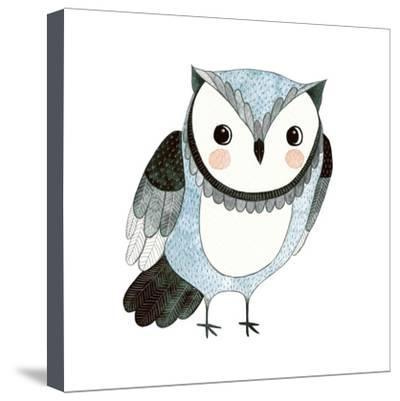 400x401 Watercolor Funny Kids Illustration With Owl Hand Drawn Animal